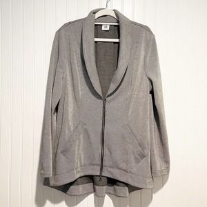 Cabi Drop Off Jacket Pinstripes Size Large